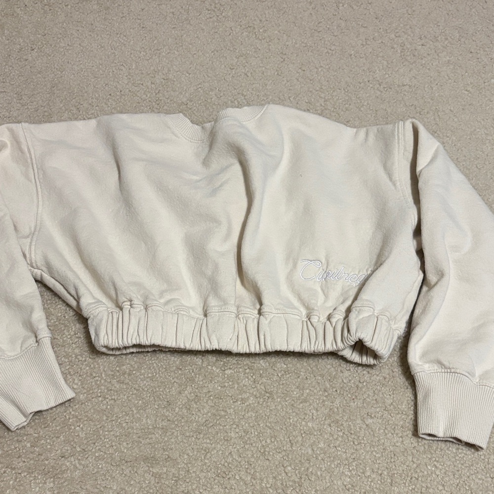Civil Regime Cropped Sweatshirt